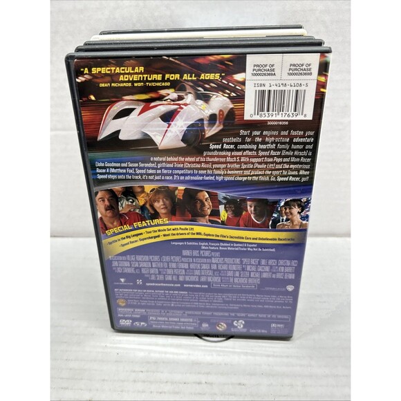 6 Movie DVD Bundle - Family/Sport - Santa Claus 2, Speed Racer, Miracle... - Picture 9 of 16